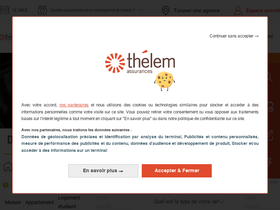'thelem-assurances.fr' screenshot