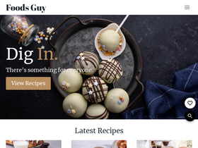 'foodsguy.com' screenshot