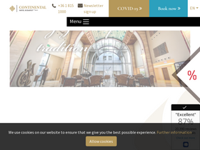 continentalhotelbudapest.com