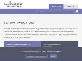 'vanspaarbankveranderen.nl' screenshot