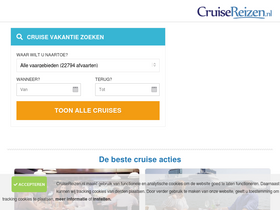 'cruisereizen.nl' screenshot