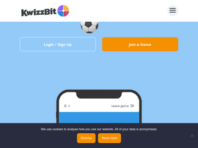 'kwizzbit.com' screenshot