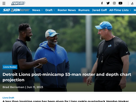 'sidelionreport.com' screenshot