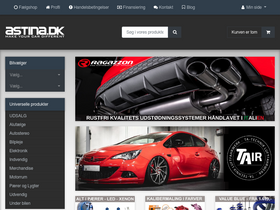 'astina.dk' screenshot