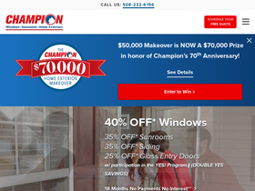 'championwindow.com' screenshot