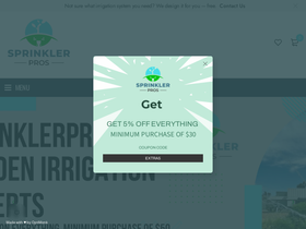 sprinklerpros.com.au homepage screenshot