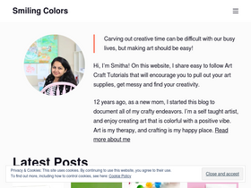 'smilingcolors.com' screenshot