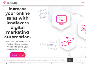 'leadlovers.com' screenshot