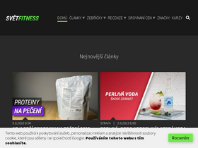'svetfitness.cz' screenshot