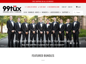 @99tux.com homepage screenshot