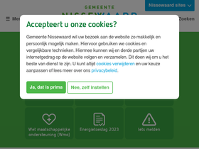 'nissewaard.nl' screenshot