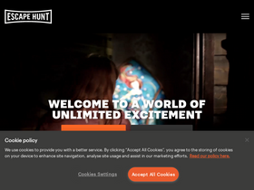 'escapehunt.com' screenshot