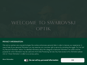 'abdeckmasse.swarovskioptik.com' screenshot