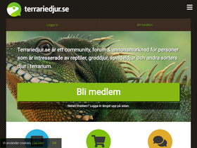 'terrariedjur.se' screenshot