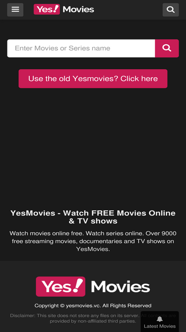 Yesmovies site discount