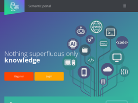'semantic-portal.net' screenshot