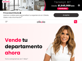 'clikalia.com' screenshot
