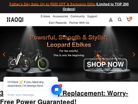 'haoqiebike.com' screenshot