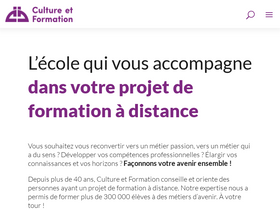 'culture-formation.fr' screenshot