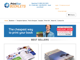 printstarbooklets.com homepage screenshot
