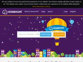 'homehunt.co.uk' screenshot