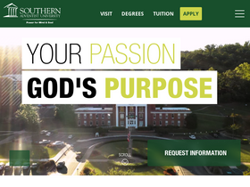 'southern.edu' screenshot