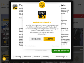 'salzburg24.at' screenshot