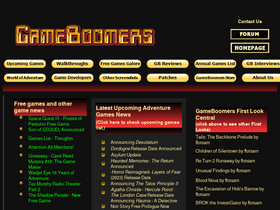 'gameboomers.com' screenshot