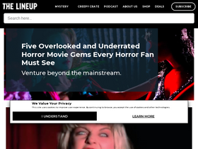 'the-line-up.com' screenshot