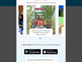 'kitabisa.com' screenshot