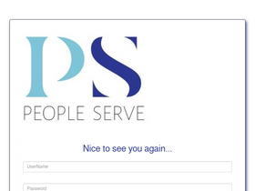 'peopleserve.app' screenshot