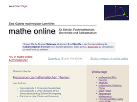 'mathe-online.at' screenshot