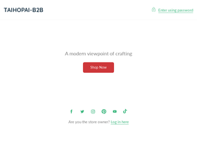 taihopai-b2b.com homepage screenshot