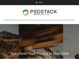 'psdstack.com' screenshot