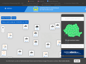'meteoromania.ro' screenshot