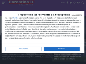 'fiorentina.it' screenshot