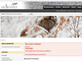 'grauwolf.net' screenshot