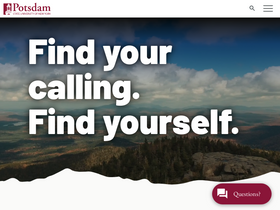 'potsdam.edu' screenshot