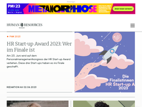 'humanresourcesmanager.de' screenshot