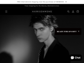harrisonwong.com homepage screenshot
