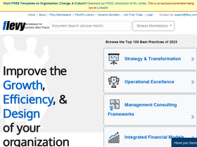 'flevy.com' screenshot