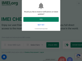 'imei.org' screenshot