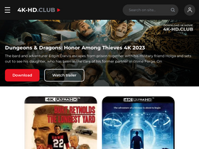 '4k-hd.club' screenshot