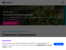 'taskus.com' screenshot