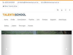 'talentaschool.sch.id' screenshot