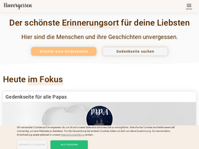 'unvergessen.de' screenshot