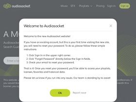 'audiosocket.com' screenshot