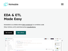 'noteable.io' screenshot