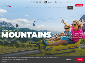 'nassfeld.at' screenshot