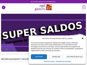 'egdgames.com' screenshot